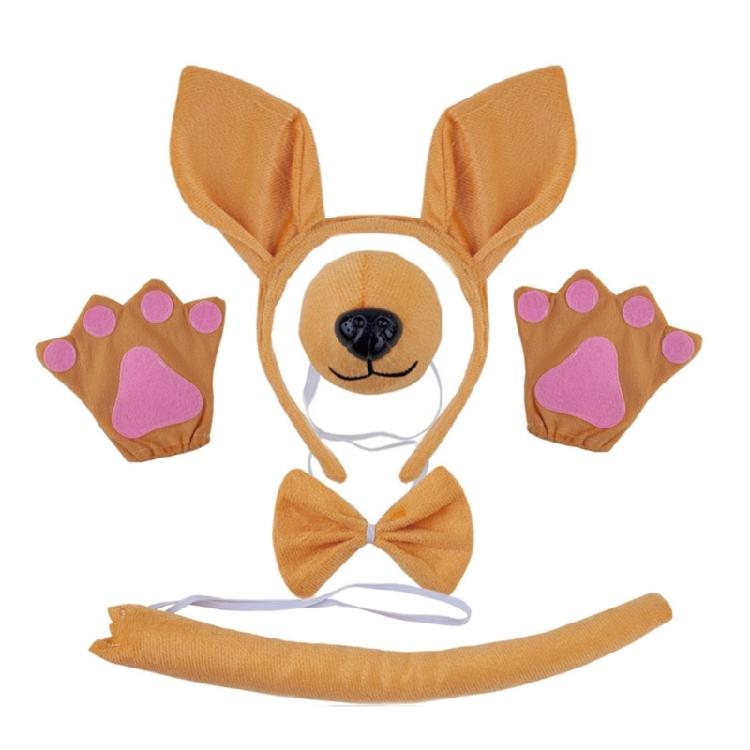 

Kangaro Costume Accessories Ear Headbands,Bows,Tail Halloween Cosplays Props