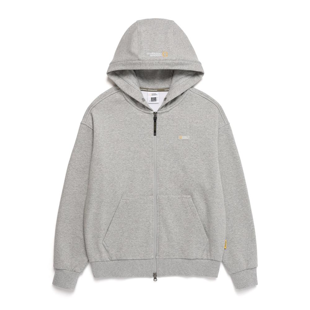 Nationalgeographic N244Uft940 Pintail Polish Training Zip-Up Hoodie M Grey