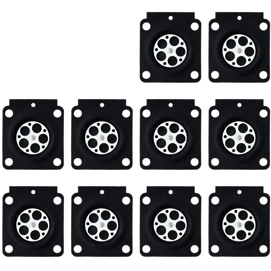 10PCS Carburetor Metering Diaphragm For 4314 121 4700 For Zama A015053 C1Q Carb Chainsaw Repair Kit Lawn Mower Parts