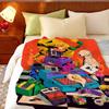 Artist M-Muhammed S-Sajid Throw Flannel Throw Blanket, Lightweight Cozy, Durable Washable cute Cool