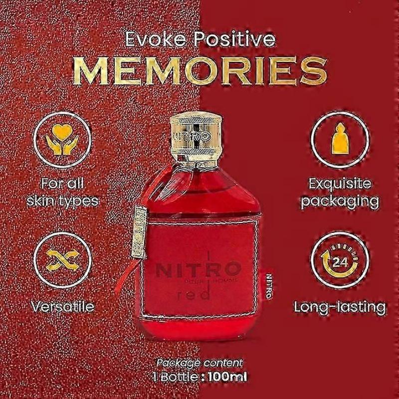 100ML Nitro Red Parfum 3.4 Oz / 100ml Eau De Parfum