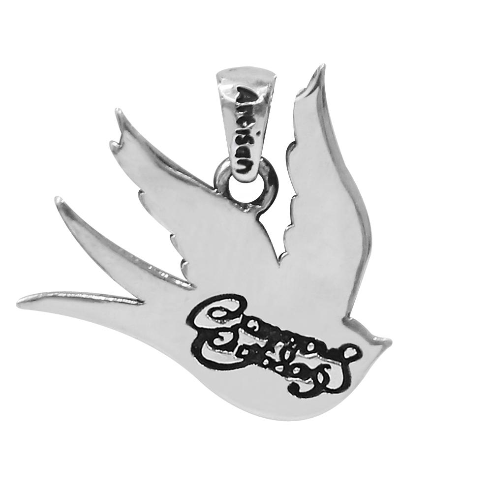 Anonymous Artisan Oldschool Swallow Eye Pendant