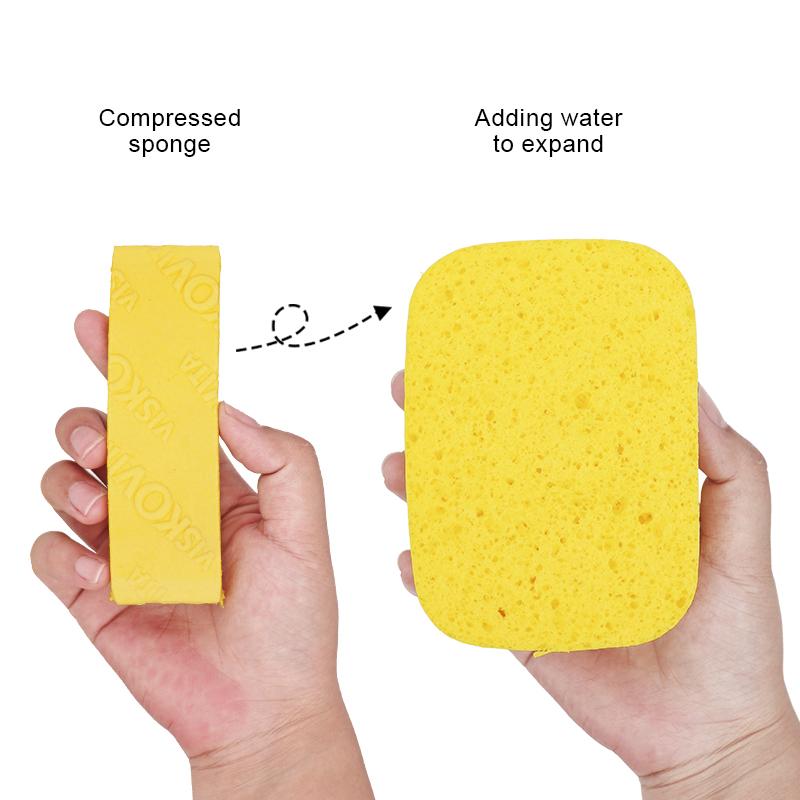 3Pcs Dental Porcelain Blow-Up Sponge Dentist Lab Materials Viscose Sponge Absorbent Cotton Technicians Tools