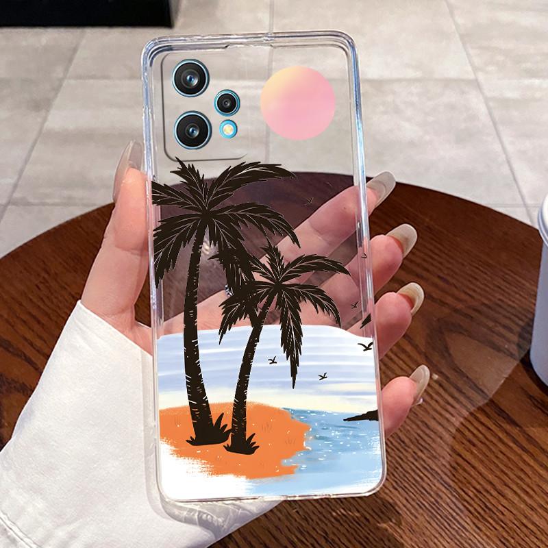 

Casing For Realme 9 4G Case Aesthetic Fashion Cute Cat Soft Silicone Transparent TPU Cover For Realme9 RMX3521 Phone Case Bumper realme 9 4G
