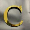 10cm Gold 26 English Letters DIY 3D Mirror Acrylic Wall Stickers, Home Retro Wall Art Decor For Party Wedding Christmas