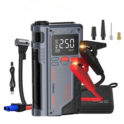 4 In 1 Car Jump Starter & Air Pump 150PSI Air Compressor PowerBank Booster Car Starter Device Automotive Tyre Inflator
