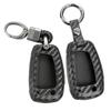 Car Key Case Cover For Hyundai Accent Kona   Santa Fe I30 Ix35 3 Buttons Folding Remote Carbon Silicone