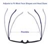 (+1.0 To +4.0) 2pcs Minimalist Black Frame Blue Light Reading Glasses- Unisex Lightweight Comfort Fit for Computer/Reading