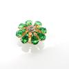 33 * 33MM2Pcs/Lot Floral Diamond Button Fashion DIY Shirt Sweater Suit Versatile Alloy Clothing Buckle Accessories