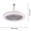 Aromatherapy Ceiling Fan with LED Light E27 Base Remote Control Rotatable Silent Electric Fan for Kitchen Bedroom Living Room