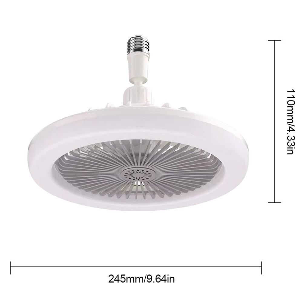 Aromatherapy Ceiling Fan with LED Light E27 Base Remote Control Rotatable Silent Electric Fan for Kitchen Bedroom Living Room