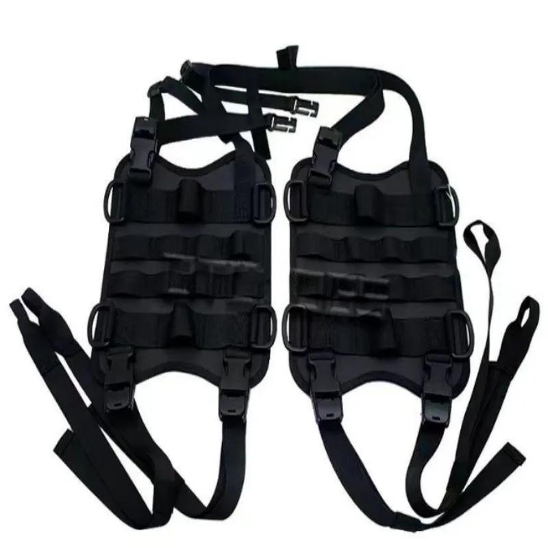 Sturdy Motorcycle Saddle Bag Mounting Base Universal Tank Side Bag Hanging Bracket for Front Load Secure Attachment