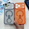 360° Rotate Stand For Magsafe Magnetic Phone Case For iPhone 17 Air 16 15 14 Plus 13 12 11 Pro Max Heat Dissipation Cover