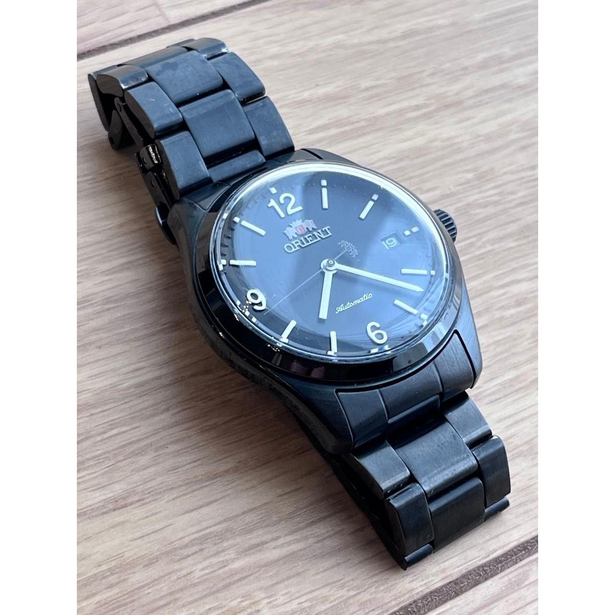 [In good working condition] ORIENT/Automatic/ER21DOB/Black dial/All black specifications
