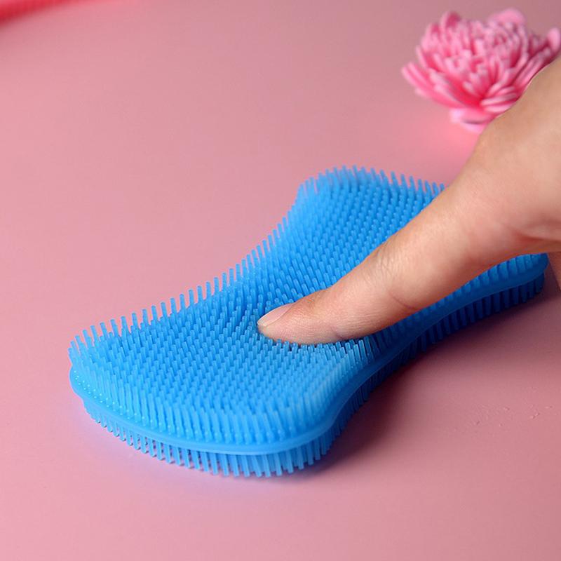 3Pcs Silicone Dish Sponges Food-Grade Multi-Purpose Efficient Sponge Kitchen Gadgets Especial Delicate Kitchen Sponge Brush