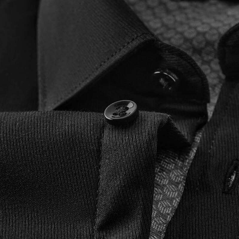 FIRS Men's Thickened Wool Lined Business Casual Shirt