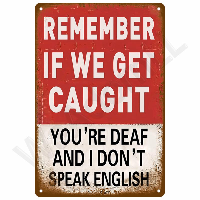 Vintage Tin Sign Home Decor Items Wall Decor Art Wall Mural Room Decoration Items Decor Men Retro Metal Sign Plate Bar Posters