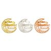 1Pcs Ramadan Napkin Rings Gold Ramadan Napkin Rings Hollow Moon and Star Napkin Holder Party Wedding Table Decor Napkins