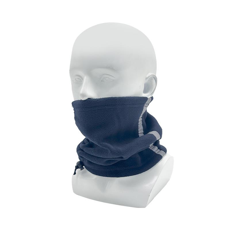 

Зимний многоцветный флисовый утолщенный теплый шарф, маска для езды, ветрозащитный и холодозащитный шарф, маска для занятий спортом на открытом воздухе, защита шеи M（56-58cm）