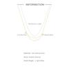Wind Commuter Minimalist Double Layer S925 Sterling Silver Octagram Quadruple Element Necklace Clavicle Chain