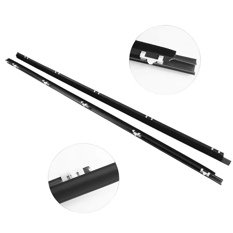 2Pcs Window Weatherstrip Sealing Belt For HONDA Civic 1991-1995 72410‑SR3‑003 Waterproof Door Windows Glass Sealing Trim Strips