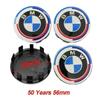Pro BMW E36 E46 E53 E90 E60 E61 E93 E87 X3 X5 F30 F20 F10 G30 Příslušenství 4ks 56/68mm Krytka středu kola auta Kryty ráfku
