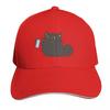 Blob Cat Black  Ace Baseball Cap F golf hat genuine Designer Hat Brand Unisex cap Caps Women Unisexs
