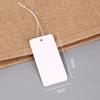 In-Stock Blank Cardboard Jewelry Tags with Elastic Rope for Clothing Accessories