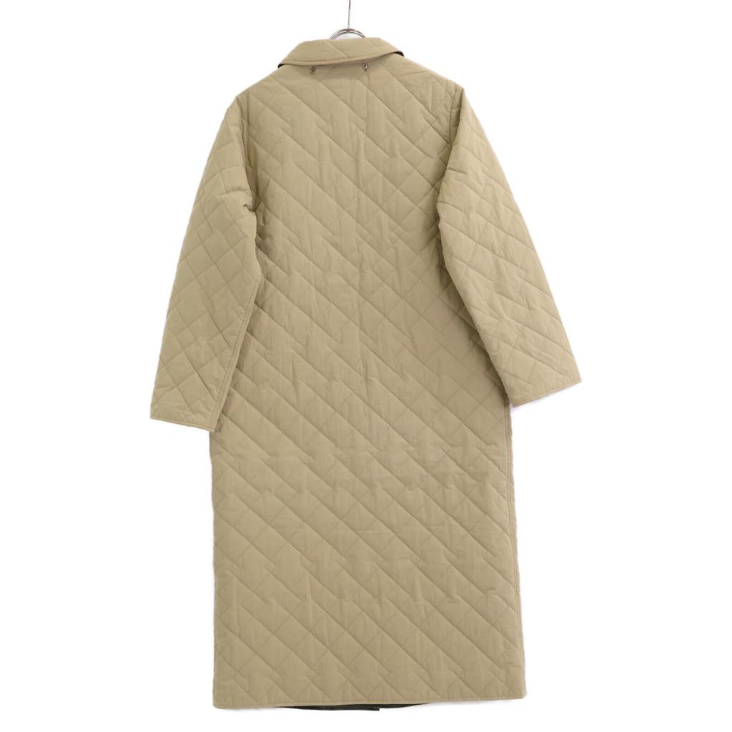 Steven Alan Khaki Reversible Quilted Long Coat Coat M beigeUsed