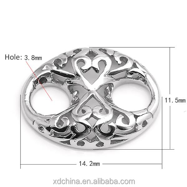XD P639 Antique 925 sterling silver paracord bracelet clasp Sterling silver rope buckle Sterling silver button Bracelet buckle