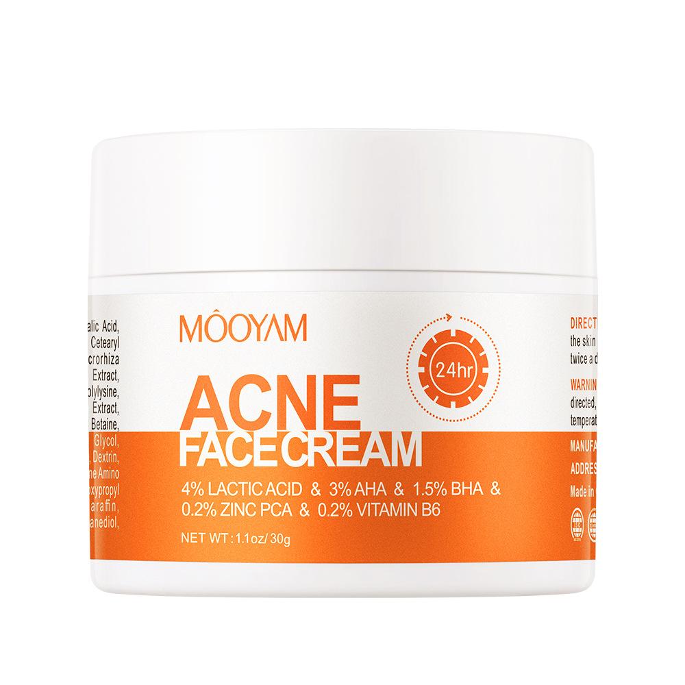 Crema Riparatrice Acne Acido Salicilico Sbiadisce Cicatrici da Acne Punti Neri Imperfezioni Trattamento Brufoli 30g meno
