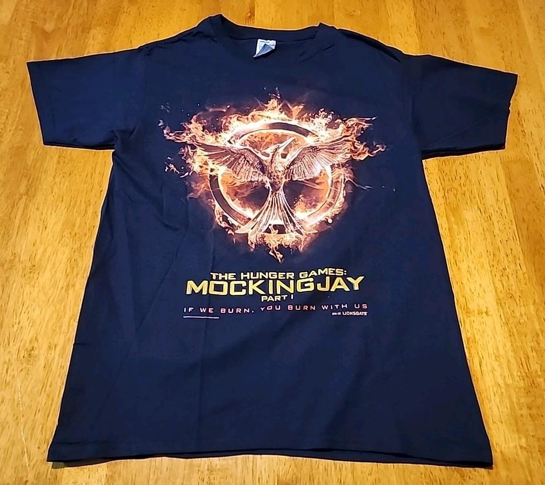 The Hunger Games Mockingjay Part 1 Promotional Movie Tee Small 2014 Rare Unisex T-Shirt S