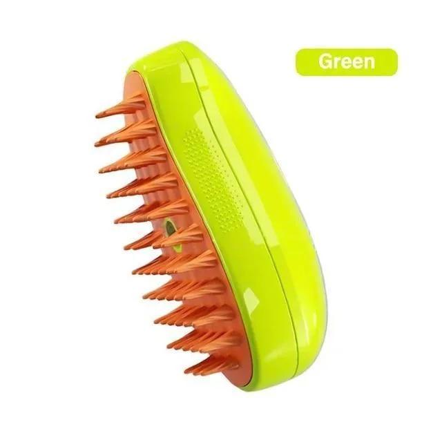 Cat Steam Brush Electric Spray Water Spray Kitten Pet Comb Soft Silicone Depilation Cats Bath Hair Brush Grooming Supplies