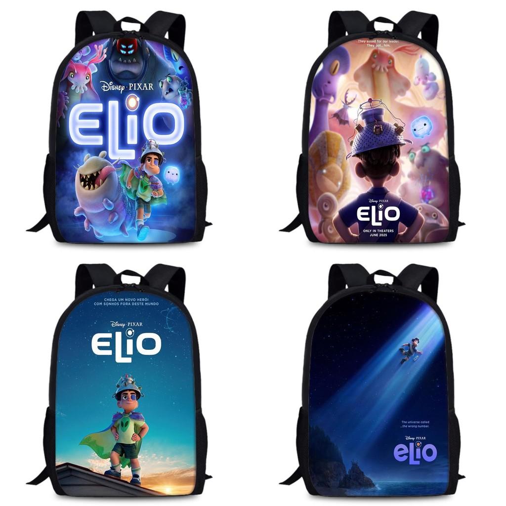 Anime Cartoon Elio Print Oxford Backpack Breathable School For Students Gift