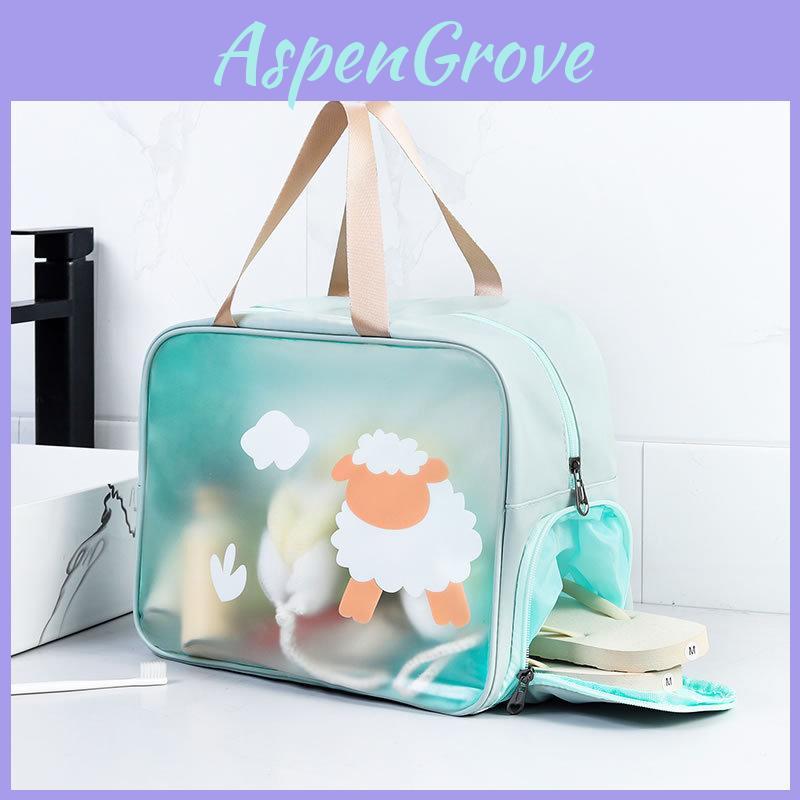 Modern Simple Pvc Cosmetic Organizer With Large Capacity For Home And Travel Use