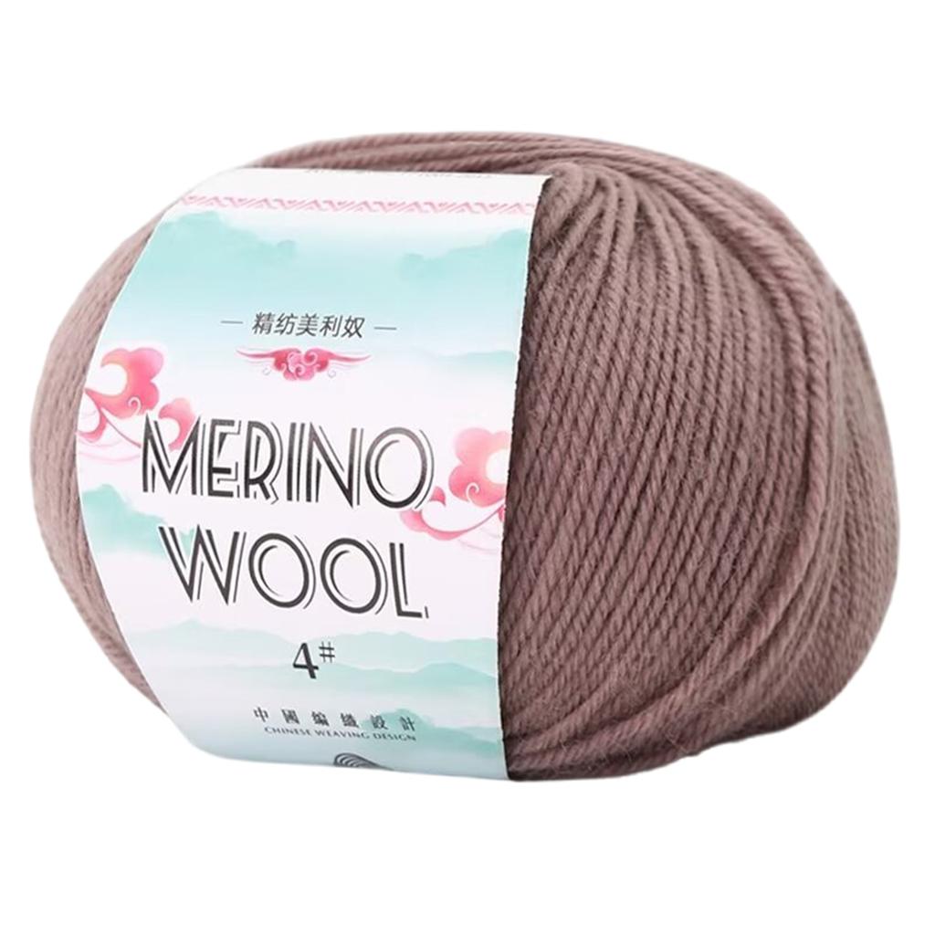 Příze z merino vlny 1,76 oz 134 yardů/role Měkká vlněná příze Příze na ruční pletení Nit na pletení Háčkování Koberce Svetr Šála