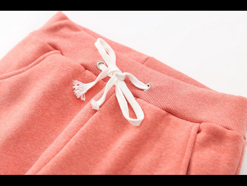 Pantaloni de trening skinny de iarnă din piele de miel cu căptușeală fleece - Damă, croială casual lejeră