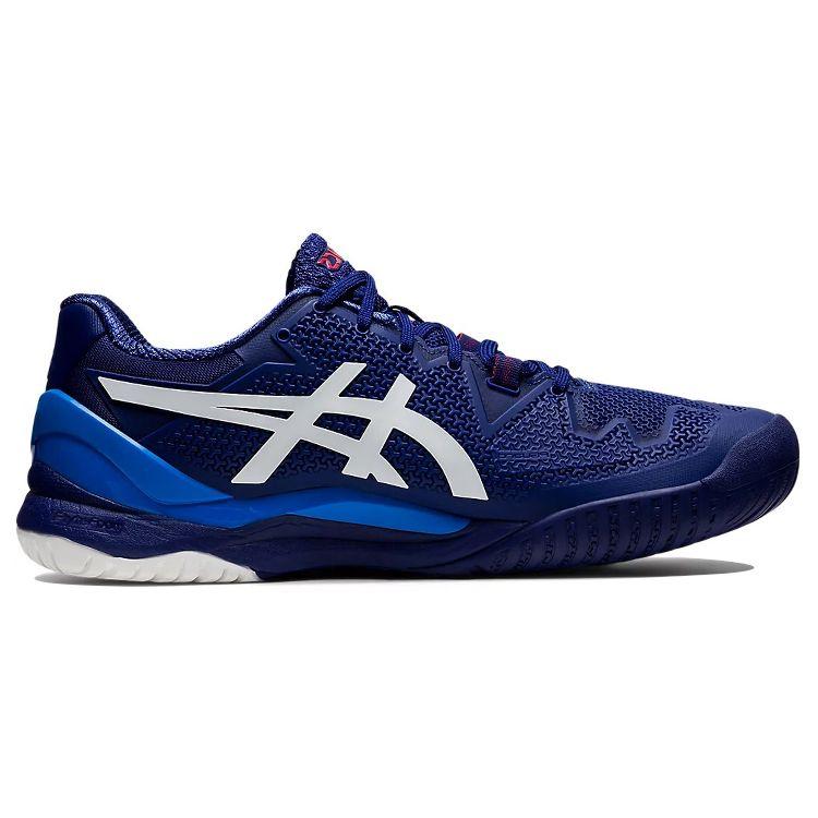 Asics Buty sportowe męskie Gel Resolution 8 Dive Blue Białe 1041A079-405