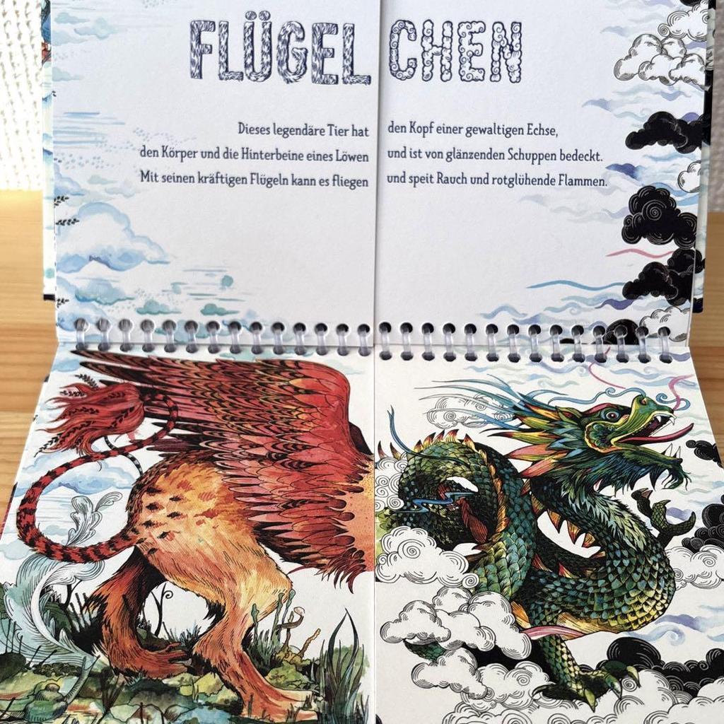 [USED] German Picture Books, Illustrated Books, Foreign Books, Fabel Wesen