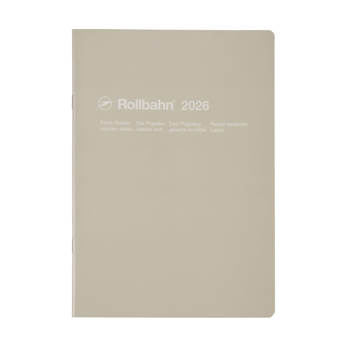 

[Delfonics Planner 2026 Edition / Starting October 2025] Rollbahn Notebook Diary, B5, Monthly Schedule Book (Greige)