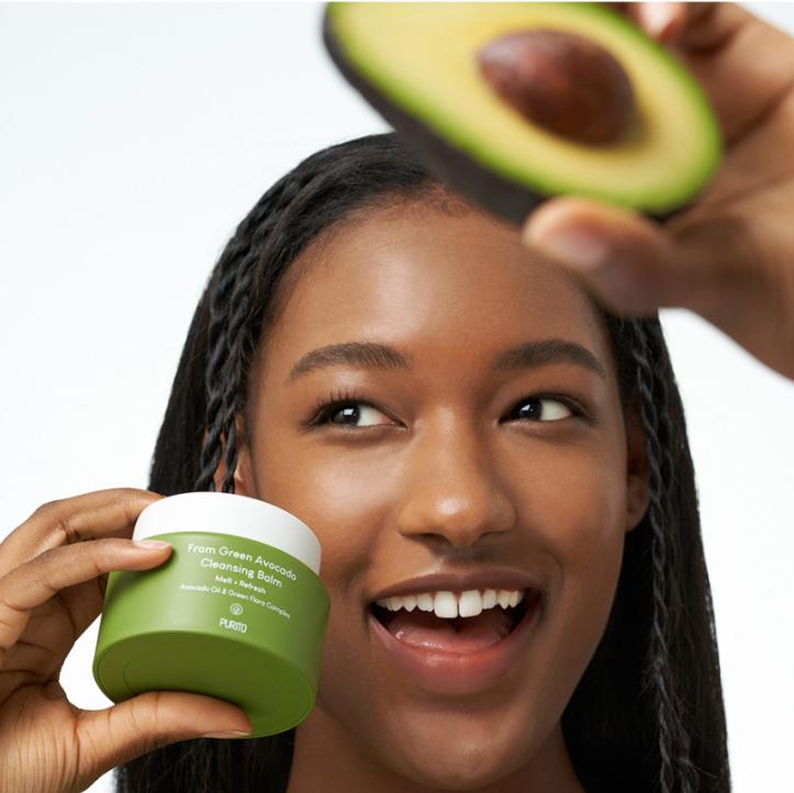 Purito From Green Avocado Cleansing Balm 100ml – Nourishing Makeup Remover with Avocado Oil