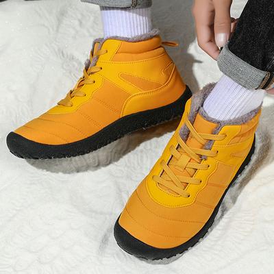 Zapatos Casuales Descalzos de Nieve para Hombre Botines Nuevos de Invierno Zapatos de Trabajo para Exterior Súper Cálidos de Piel Zapatos de Tobillo para Hombre Botas de Nieve para Hombre Talla Grande 48