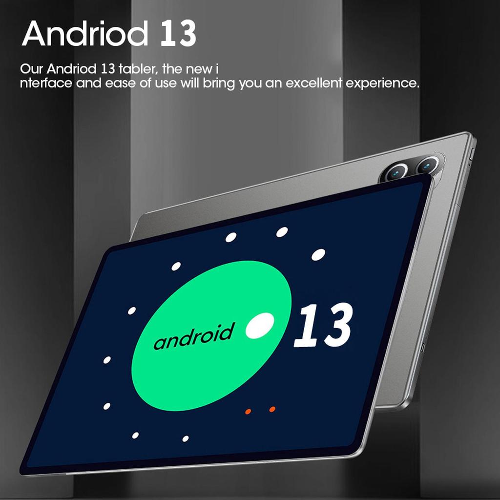 BDF P90 Android 13 Tablet 10.1" 1280x800 IPS 3G/4G SIM Card Max 4GB RAM 64GB ROM 5000mAh Type-C Metal Body Tablets PC Wi-Fi