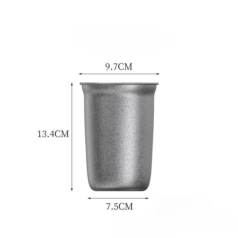 800ML Retro Stainless Steel Cups Large Capacity Beer Glass Drinking Beer Mug Metal Travel Drink Cup Bar Accessories