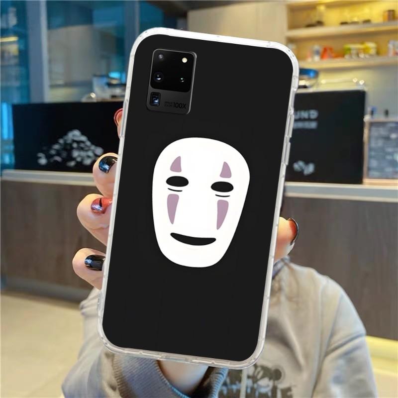 Studio Ghibli Chihiros Reise ins Zauberland Telefon Fall Für Samsung Galaxy S10 S21 S22 Plus Ultra A91 A51 A21S A12 Transparent Telefon Abdeckung
