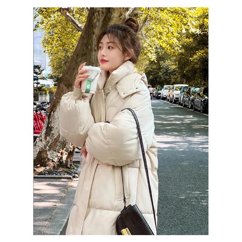 2024 New Winter and Autumn Women White Duck Down Hoodies Puffer Jackets Coats Warm Windproof Black White Coats