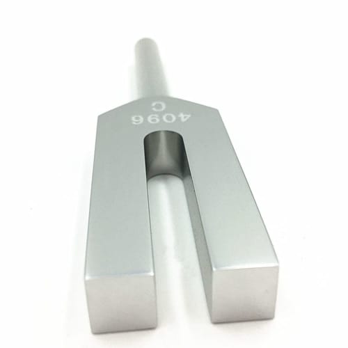 Ahvqevn High Frequency Energy Tuning Fork 4096HZ Aluminum Alloy Healing Sound Vibration Tuning Fork