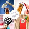 Classic Bottle Opener Set With Steel Tabs And Screwdriver For Home Bar Use