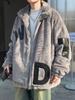 2023 Unisex Lambswool Jacket: Warm, Loose, Thickened Cotton Coat for Autumn & Winter