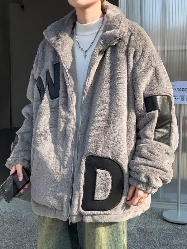 2023 Unisex Lambswool Jacket: Warm, Loose, Thickened Cotton Coat for Autumn & Winter